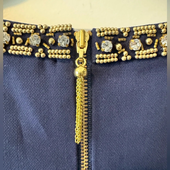 Lilly Pulitzer Beaded Embellished Dress Blue Size 00 - Picture 6 of 7